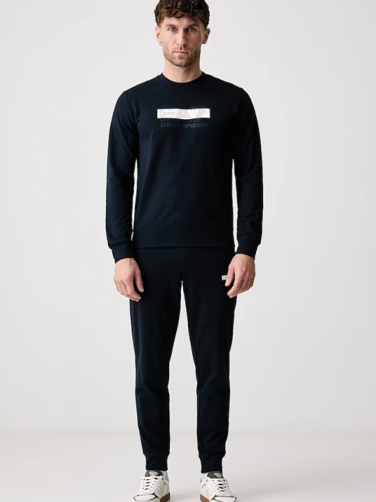 Obrázek produktu EA7 Emporio Armani tepláková souprava pánská bavlněná námořnická modř