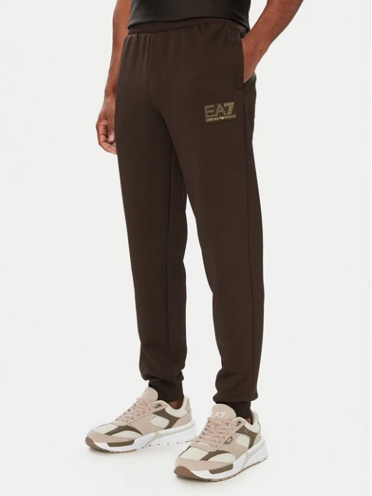 Obrázek produktu EA7 Emporio Armani Teplákové kalhoty 7M002248 AF26242 U6027 Tmavě hnědá Regular Fit