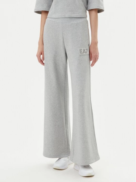 Obrázek produktu EA7 Emporio Armani Teplákové kalhoty 7W000179 AF12473 O8002 Šedá Wide Leg