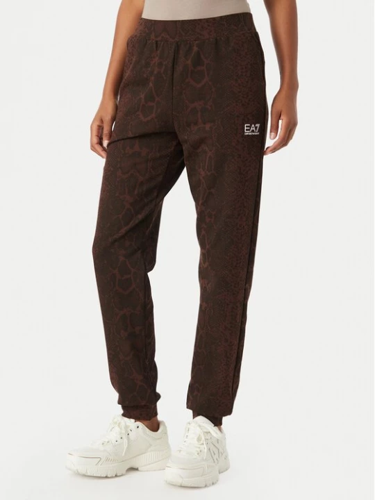 Obrázek produktu EA7 Emporio Armani Teplákové kalhoty 7W001416 AF26043 F6007 Tmavě hnědá Regular Fit