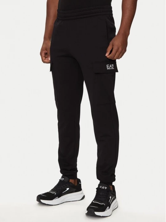 Obrázek produktu EA7 Emporio Armani Teplákové kalhoty 8NPP67 PJVRZ 1200 Černá Regular Fit