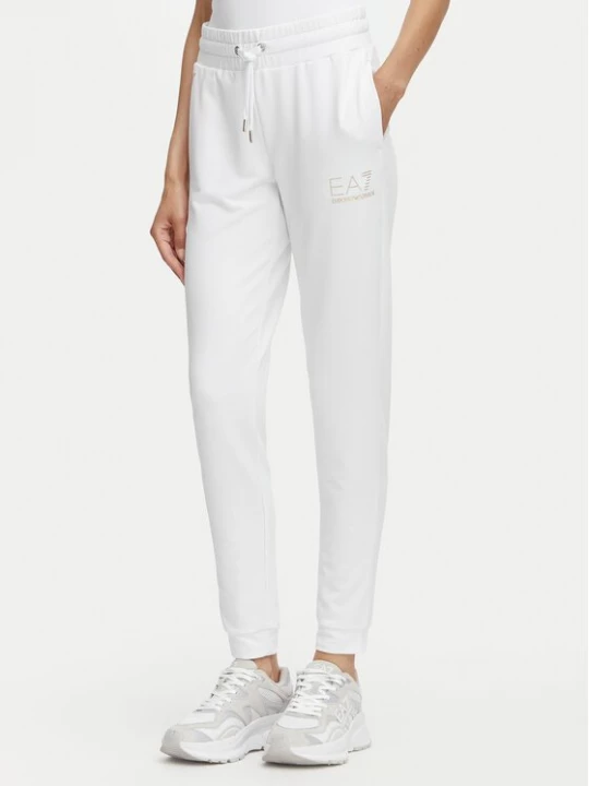 Obrázek produktu EA7 Emporio Armani Teplákové kalhoty 8NTP66 TJ9RZ U0002 Bílá Regular Fit