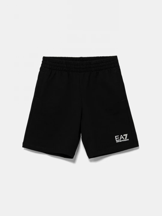 Obrázek produktu EA7 Emporio Armani teplákové šortky dětské bavlněné černá
