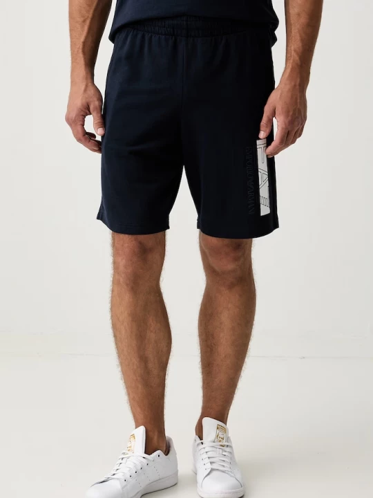 Obrázek produktu EA7 Emporio Armani teplákové šortky pánské s bavlnou námořnická modř