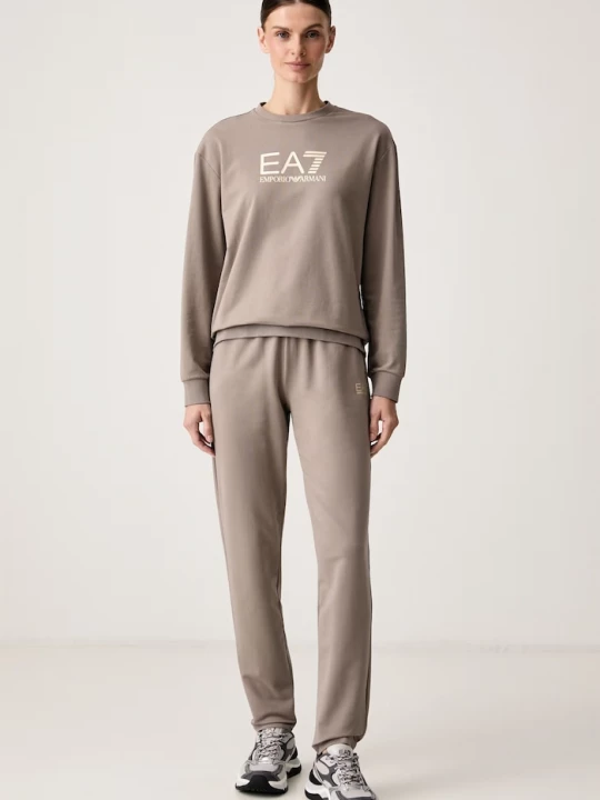 Obrázek produktu EA7 Emporio Armani teplákový set dámský bavlněný s elastanem béžová