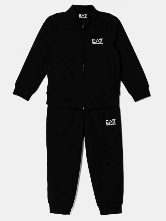 Obrázek produktu EA7 Emporio Armani teplákový set dětský bavlněný černá
