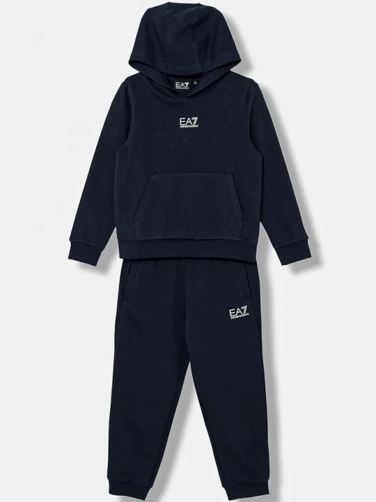 Obrázek produktu EA7 Emporio Armani teplákový set dětský s bavlnou námořnická modř