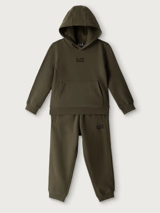 Obrázek produktu EA7 Emporio Armani teplákový set dětský s bavlnou zelená