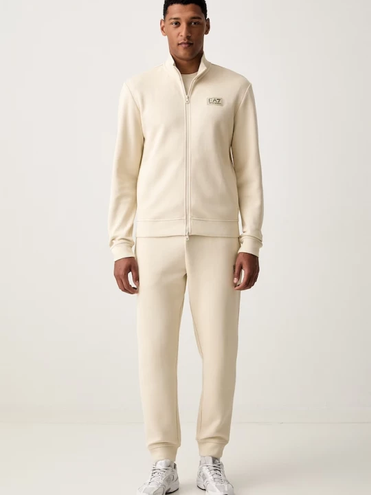 Obrázek produktu EA7 Emporio Armani teplákový set pánský bavlněný béžová