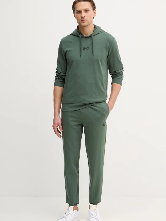 Obrázek produktu EA7 Emporio Armani teplákový set pánský s bavlnou zelená