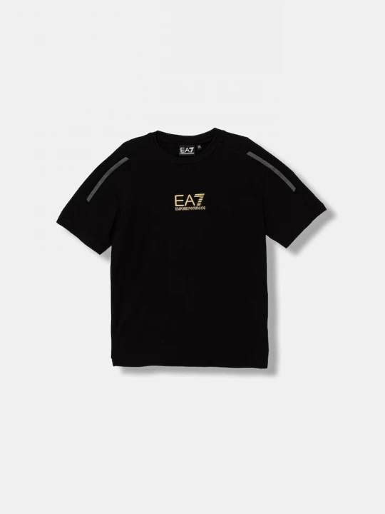 Obrázek produktu EA7 Emporio Armani tričko dětské bavlněné s elastanem černá