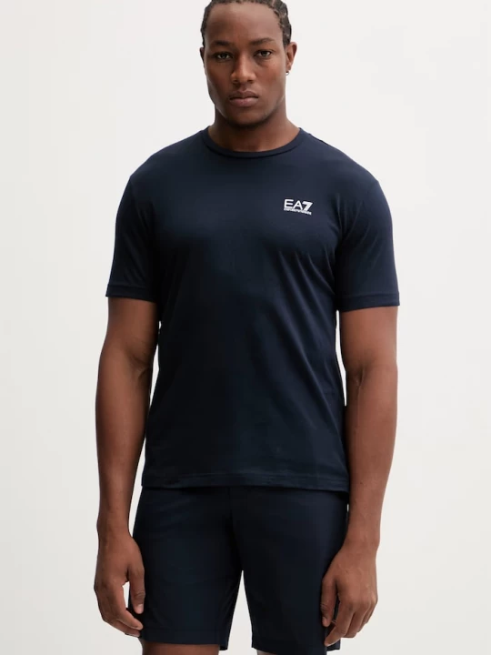 Obrázek produktu EA7 Emporio Armani tričko pánské bavlněné námořnická modř