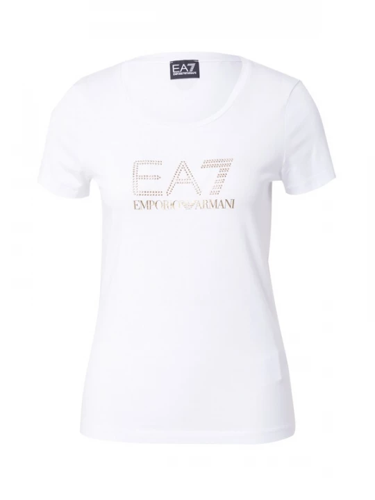 Obrázek produktu EA7 Emporio Armani Tričko  zlatá / bílá