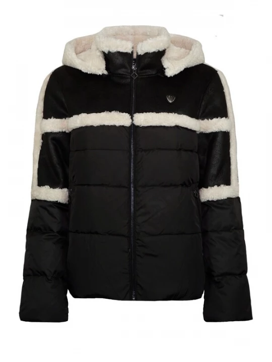 Obrázek produktu EA7 Emporio Armani Zimní bunda černá / barva bílé vlny