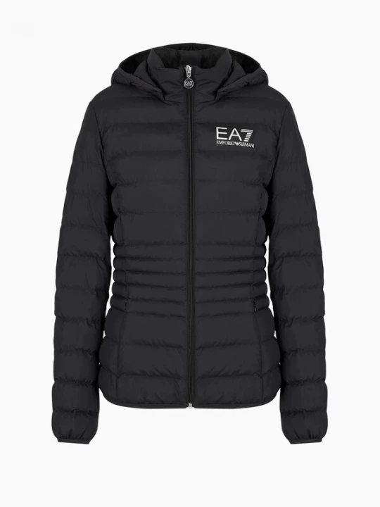 Obrázek produktu EA7 Emporio Armani Zimní bunda 'Giubbotto' černá / bílá