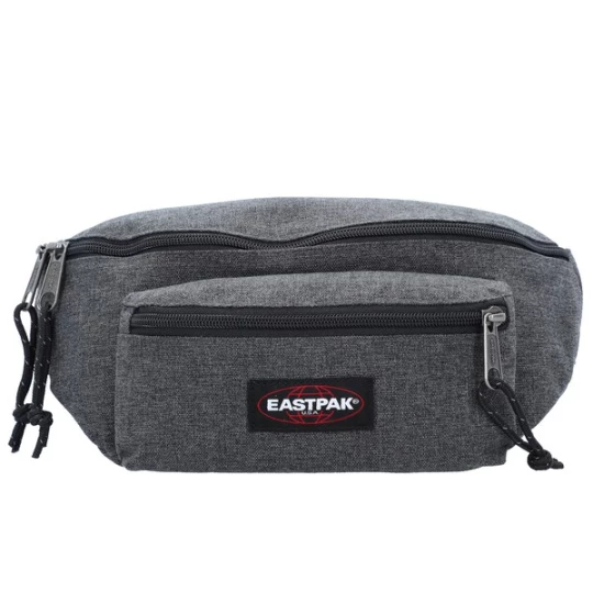 Obrázek produktu EASTPAK Ledvinka 'Doggy'  čedičová šedá / tmavě šedá / červená / bílá