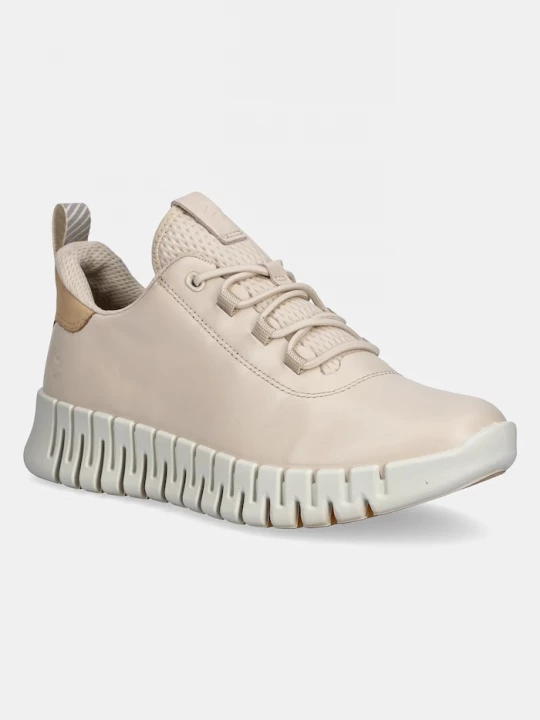 Obrázek produktu Ecco Kožené sneakers boty Ecco Gruuv Sneaker Lea béžová