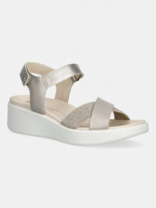 Obrázek produktu Ecco sandály dámské kožené Flowt Wedge LX W béžová