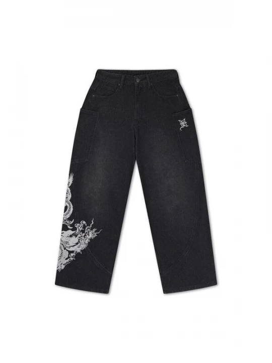 Obrázek produktu Ed Hardy Džíny černá / bílá