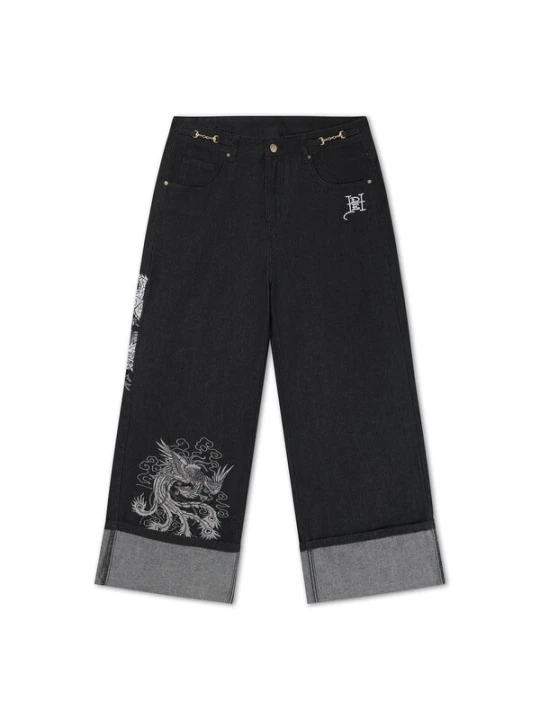 Obrázek produktu Ed Hardy Džíny černá / bílá