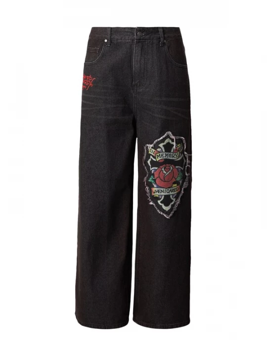 Obrázek produktu Ed Hardy Džíny mátová / tmavě červená / černá / bílá