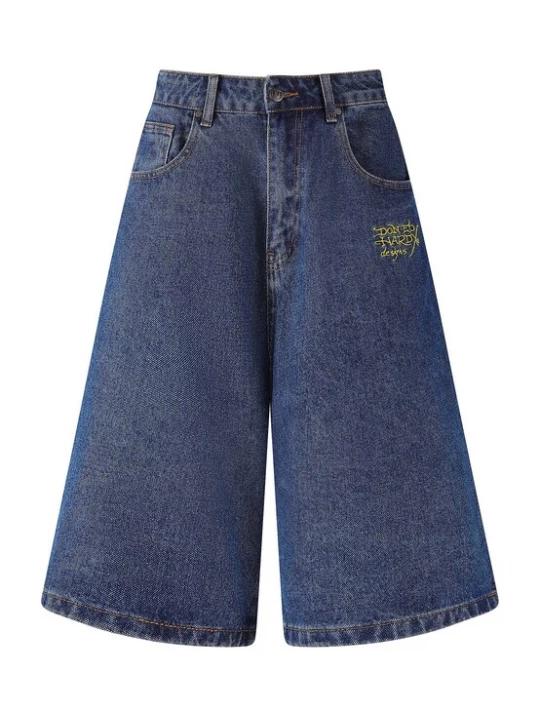 Obrázek produktu Ed Hardy Džíny modrá džínovina / žlutá / zelená