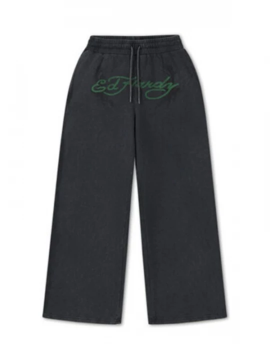 Obrázek produktu Ed Hardy Kalhoty '1971' antracitová / zelená