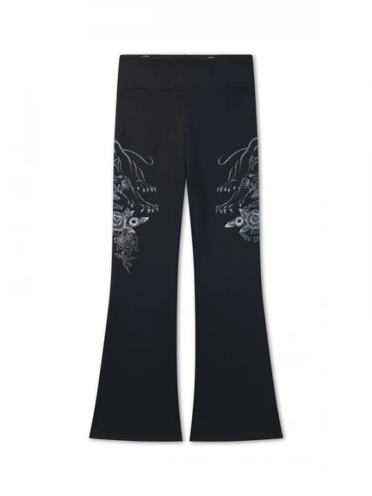 Obrázek produktu Ed Hardy Kalhoty '1971' černá / bílá