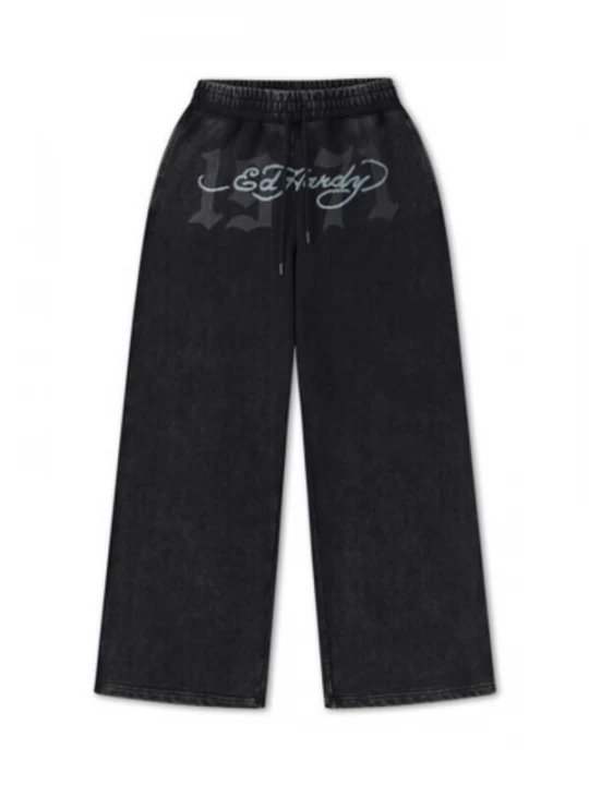 Obrázek produktu Ed Hardy Kalhoty '1971' světle šedá / černá
