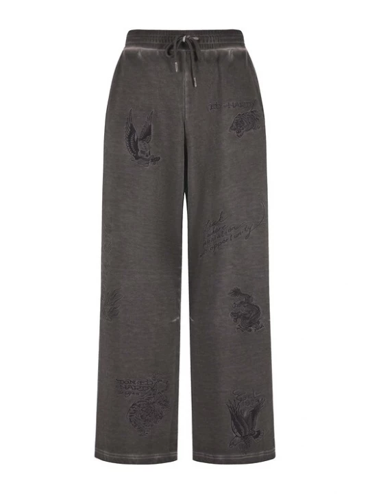 Obrázek produktu Ed Hardy Kalhoty antracitová / grafitová