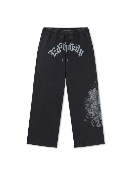 Obrázek produktu Ed Hardy Kalhoty černá / bílá