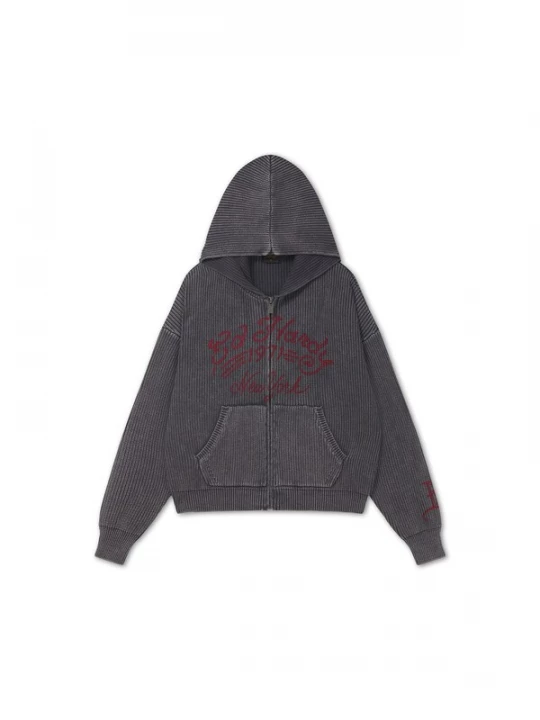 Obrázek produktu Ed Hardy Kardigan 'Soaring Dragon' šedá / červená / bílá