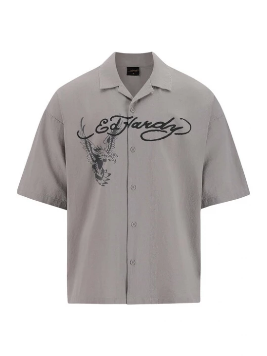 Obrázek produktu Ed Hardy Košile šedá / černá