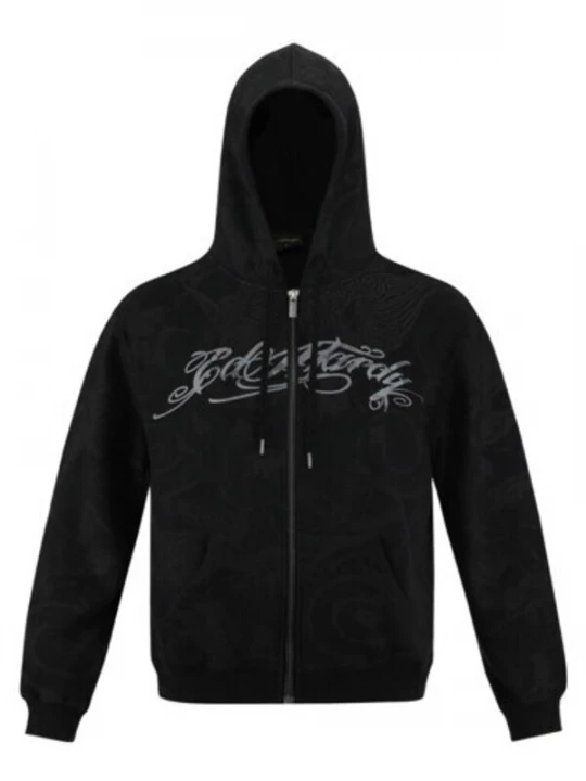 Obrázek produktu Ed Hardy Mikina 'Drag Shadow' šedá / černá