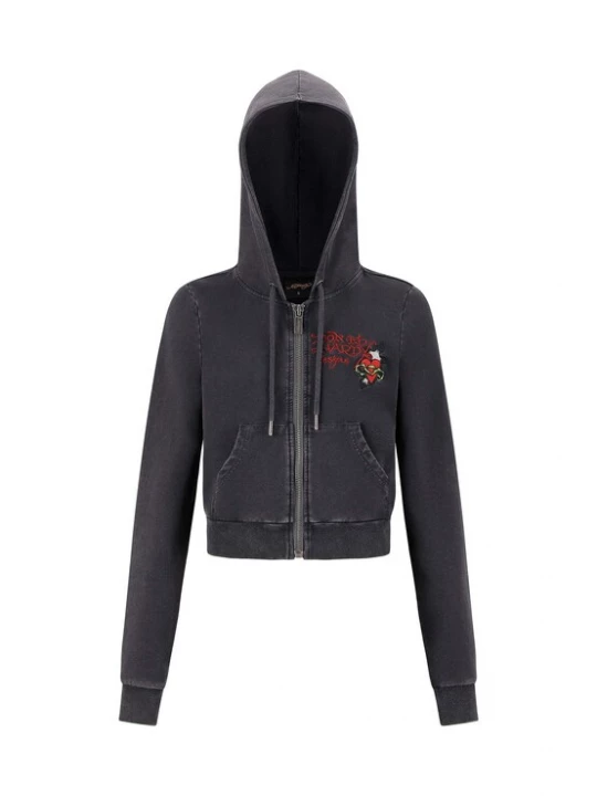Obrázek produktu Ed Hardy Mikina 'Flaming Tiger' žlutá / pastelově žlutá / rubínově červená / černá