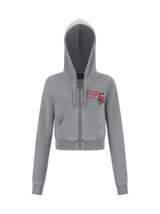 Obrázek produktu Ed Hardy Mikina 'Flaming Tiger' žlutá / tmavě šedá / červená