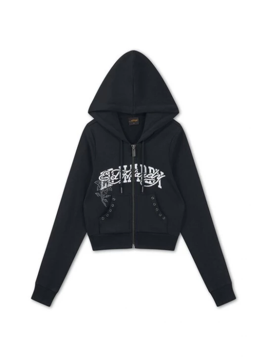 Obrázek produktu Ed Hardy Mikina 'Panther 1971' černá / bílá
