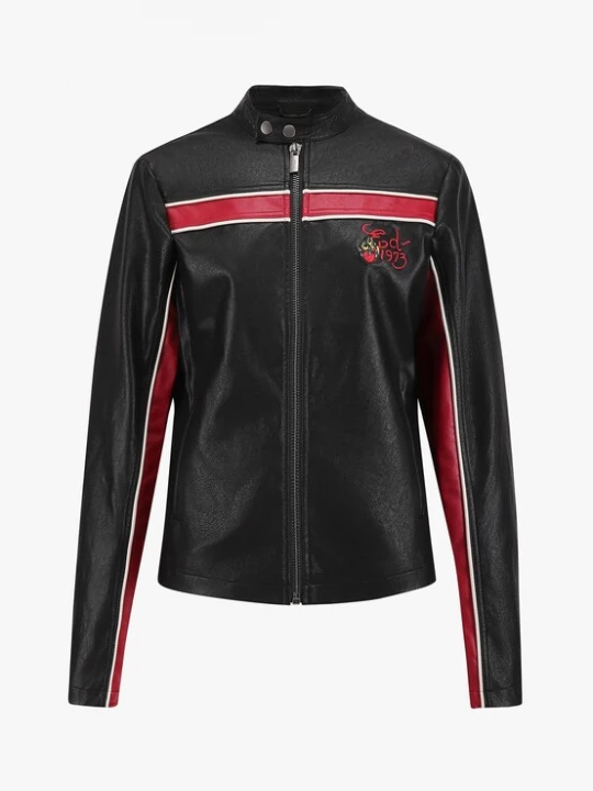 Obrázek produktu Ed Hardy Přechodná bunda 'Brave Hearts Stay True' krvavě červená / černá