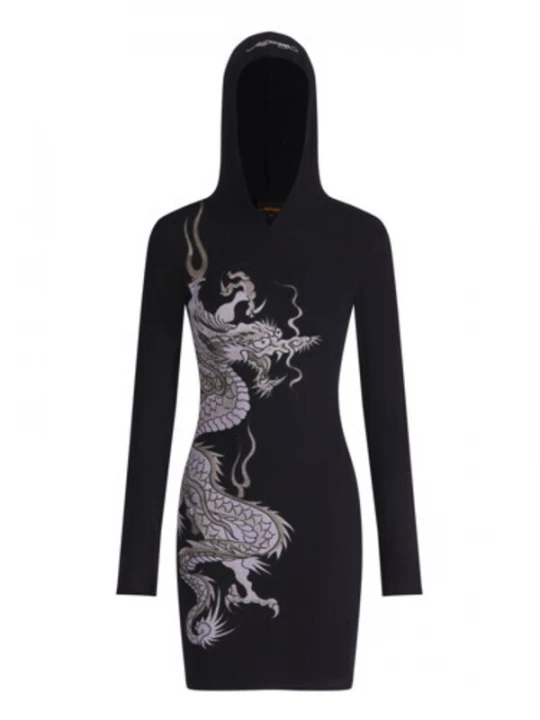 Obrázek produktu Ed Hardy Šaty 'Rotes Drachen' šedá / černá / bílá