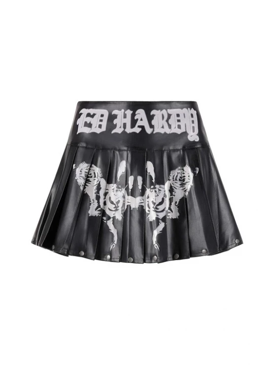 Obrázek produktu Ed Hardy Sukně 'Ghost Rose' černá / offwhite