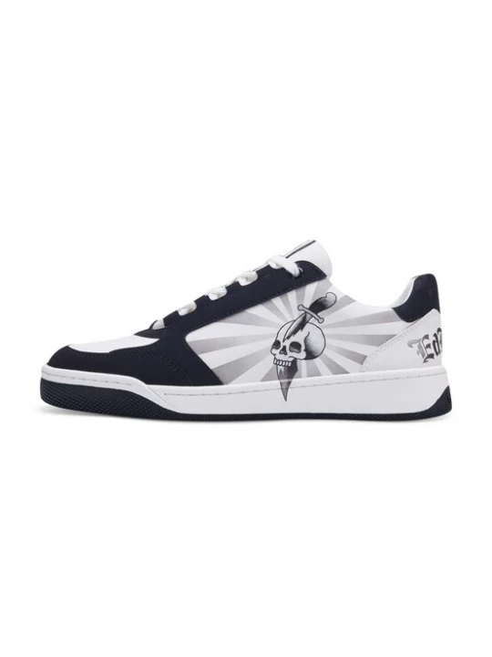 Obrázek produktu Ed Hardy Tenisky 'Skull Dagger' černá / bílá