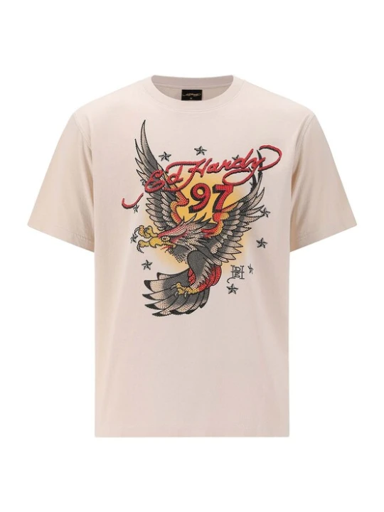 Obrázek produktu Ed Hardy Tričko '97 Eagle' béžová / žlutá / červená / černá
