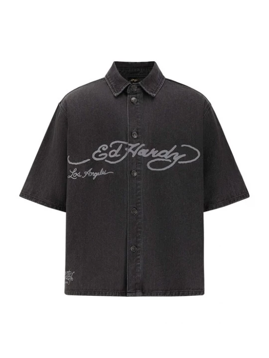 Obrázek produktu Ed Hardy Tričko 'Adler und Sterne' černá
