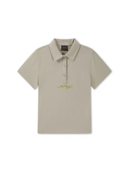 Obrázek produktu Ed Hardy Tričko 'Broken Heart' safírová / khaki / pink / černá