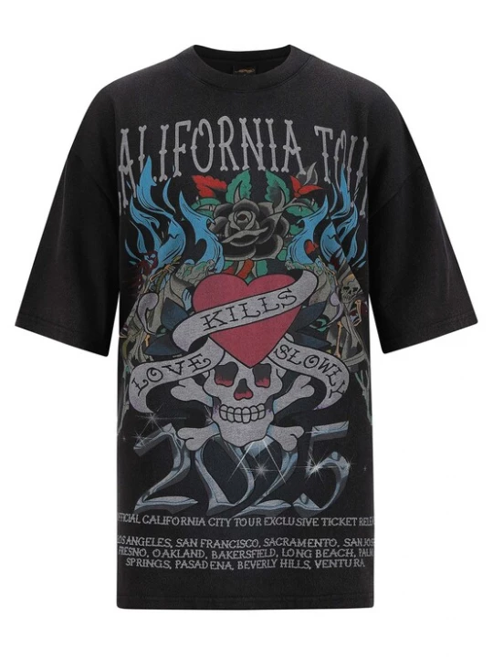 Obrázek produktu Ed Hardy Tričko 'California Love Kills' černá