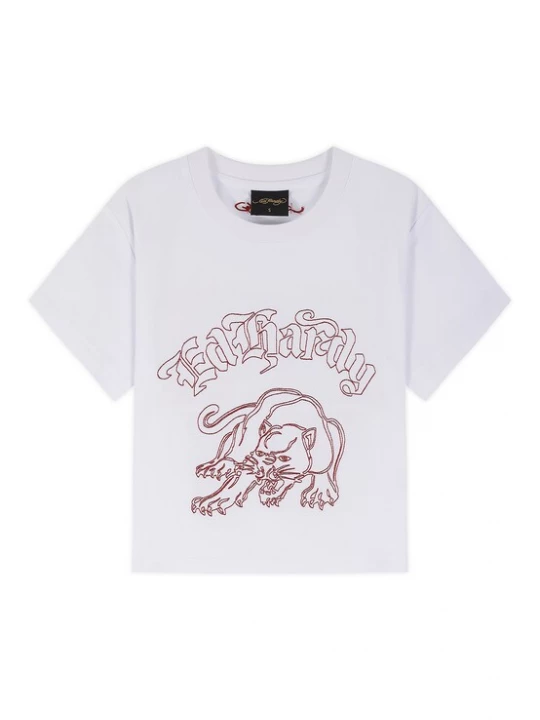 Obrázek produktu Ed Hardy Tričko červená / bílá