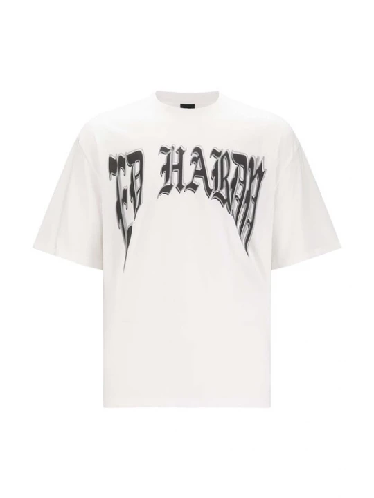 Obrázek produktu Ed Hardy Tričko 'Drag Battle' šedá džínová / černá / bílá