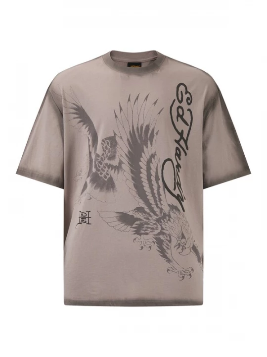 Obrázek produktu Ed Hardy Tričko 'Eagles In Attack' šedá