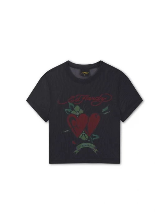 Obrázek produktu Ed Hardy Tričko 'Life Is A Gamble' červená / černá