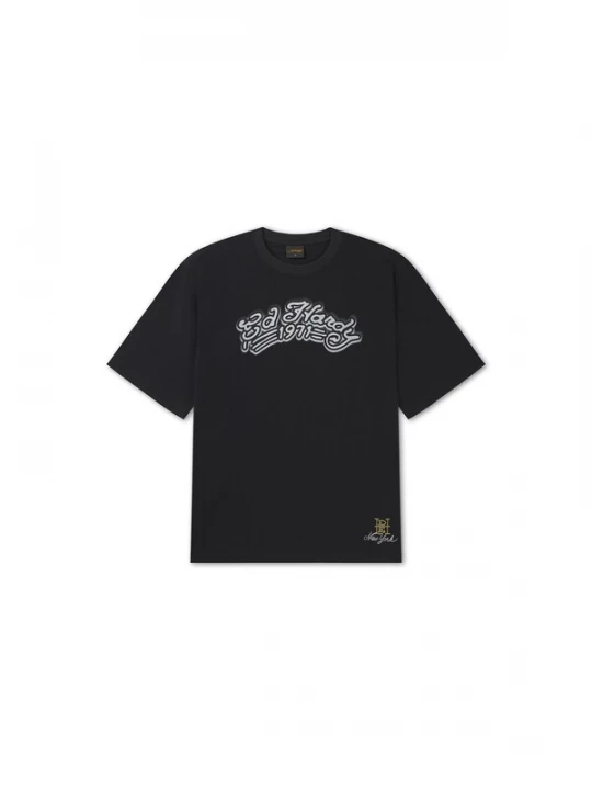 Obrázek produktu Ed Hardy Tričko 'Stay True' námořnická modř / světle šedá / černá / bílá